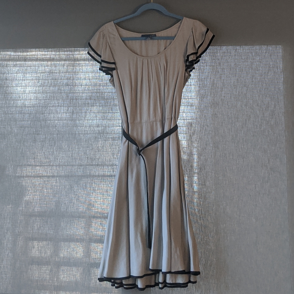 Anthropologie Flutter-sleeve Dress